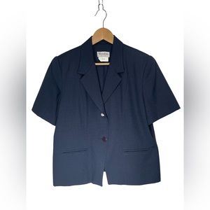 TanJay Petites Shortsleeve Blazer